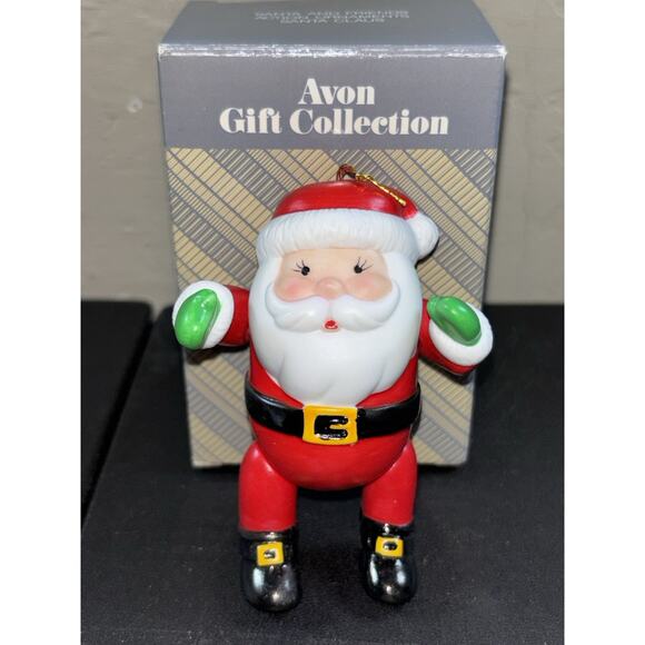 Avon Gift Collection Santa Claus Christmas Jointed Action Ornament - Picture 1 of 4